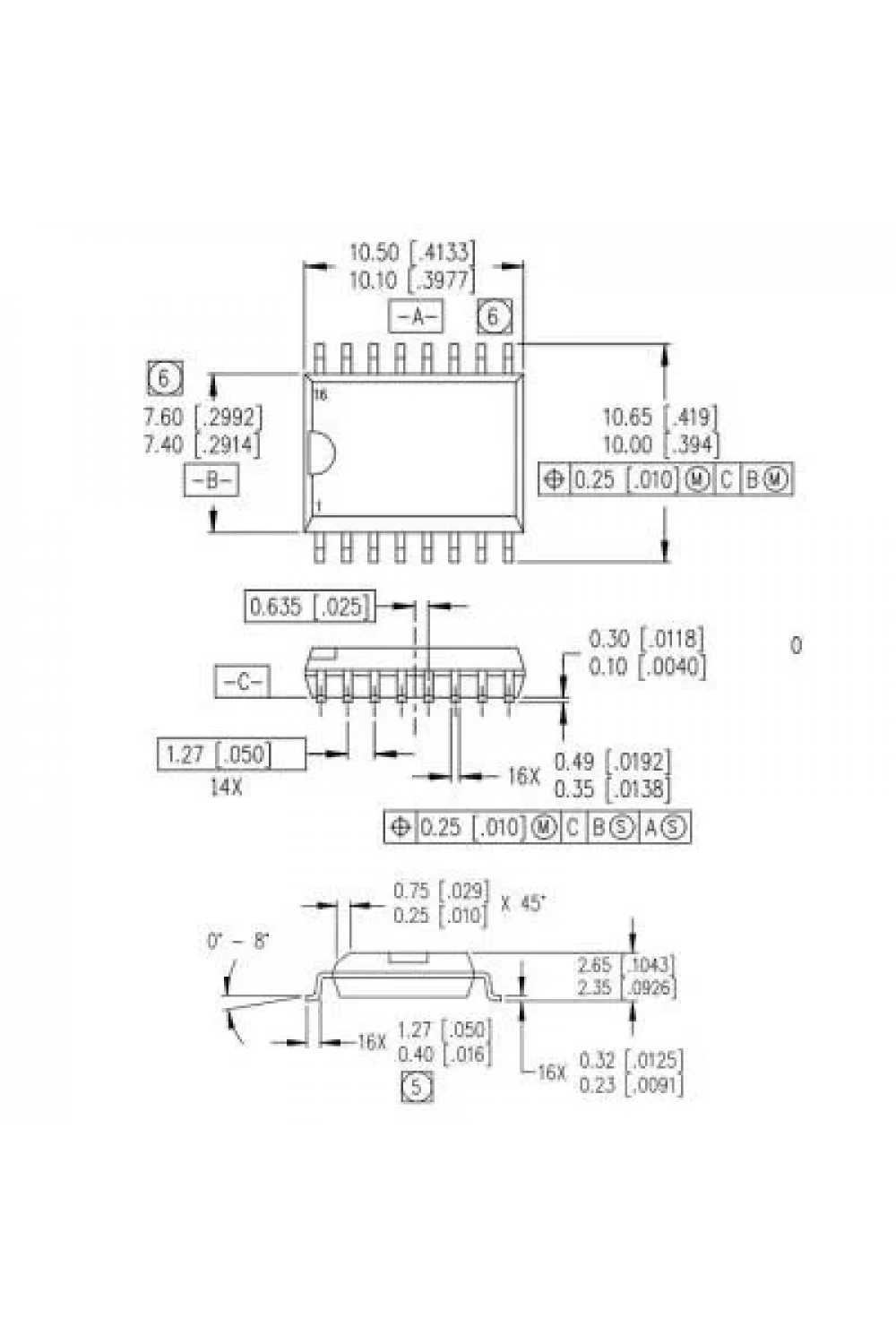 IR2113 SOIC-16 Smd Mosfet Sürücü Entegresi