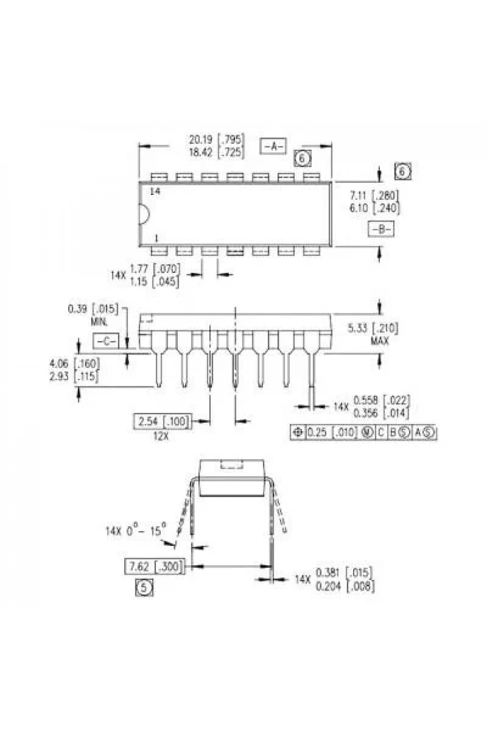 IR2113PBF DIP-14 Mosfet Sürücü Entegresi