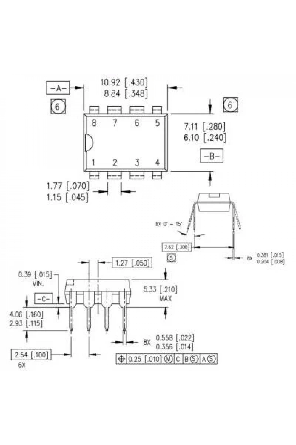 IR2125 DIP-8 Mosfet Sürücü Entegresi