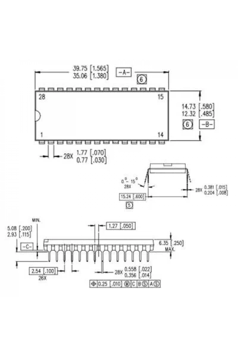 IR2130PBF DIP-28 Mosfet Sürücü Entegresi