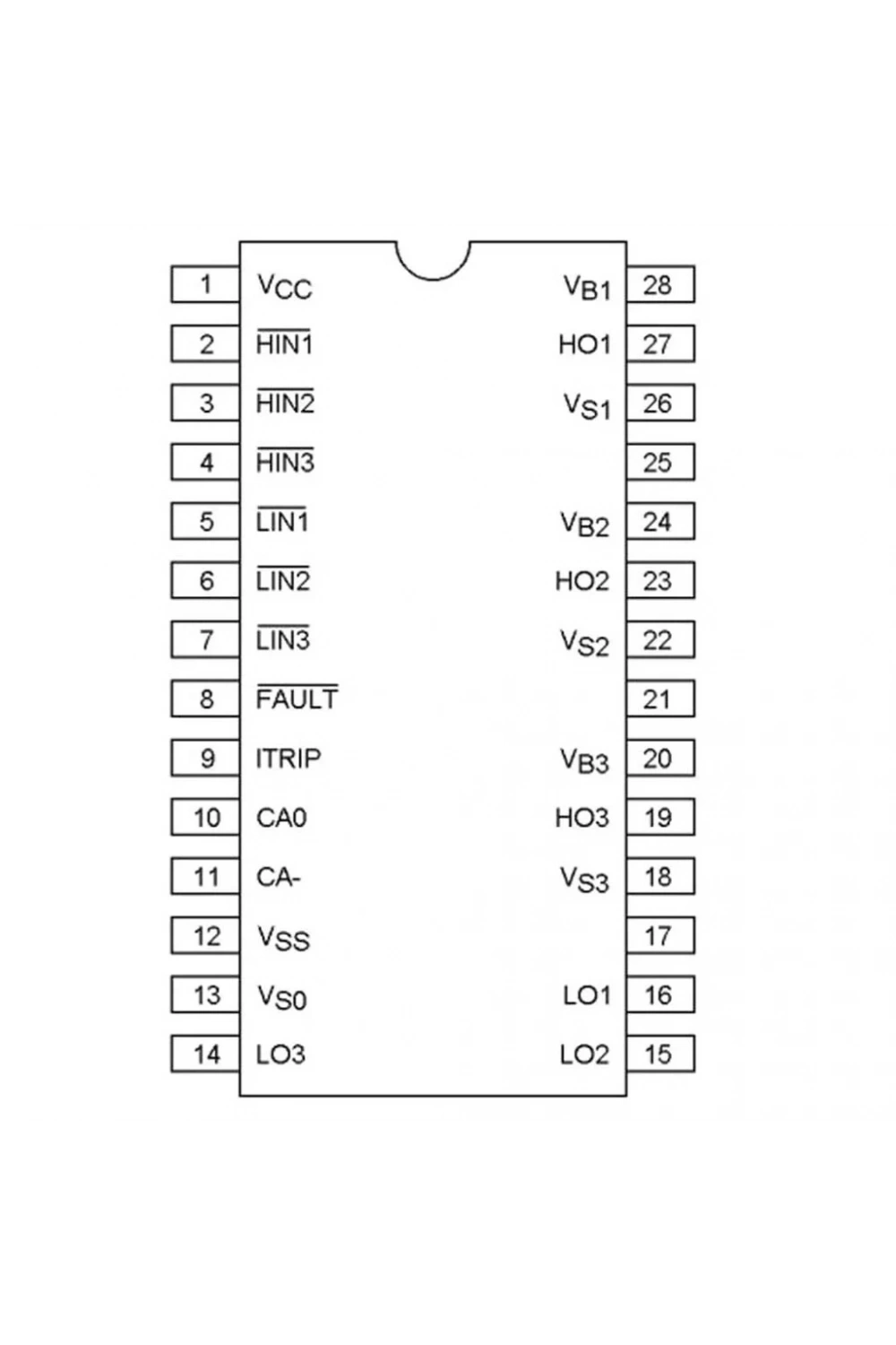 IR2130PBF Mosfet Sürücü Entegresi Dip-28