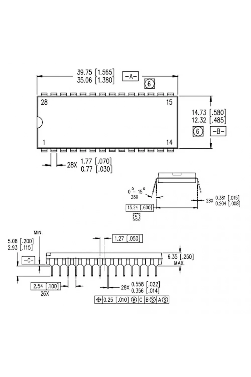 IR2130PBF Mosfet Sürücü Entegresi Dip-28