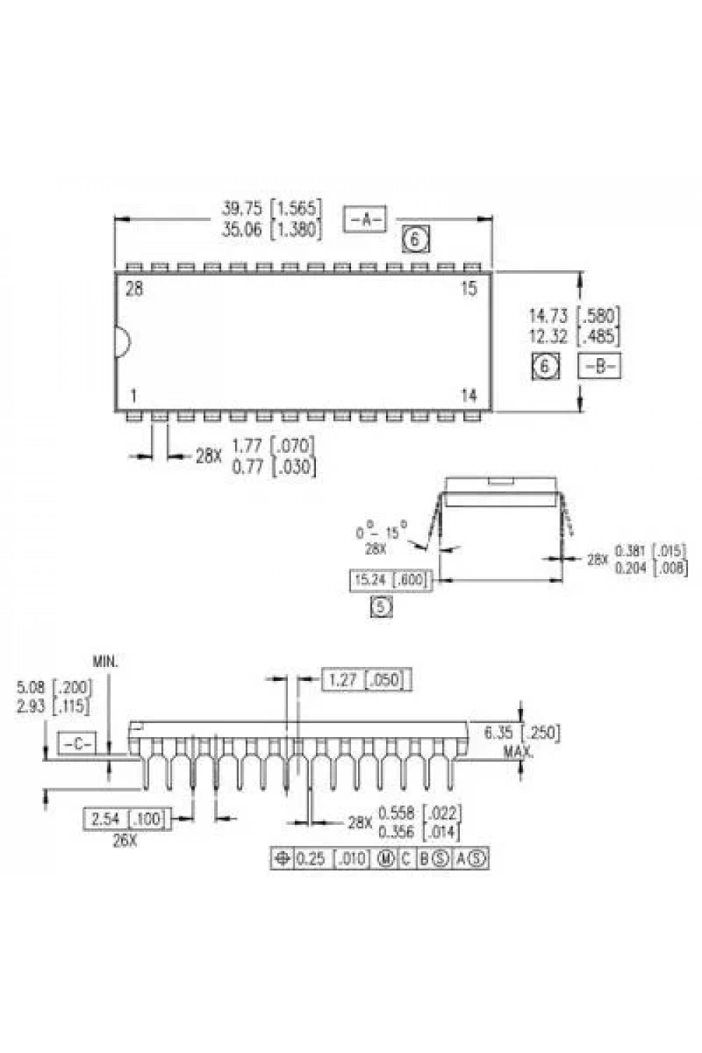 IR2132 DIP-28 3 Faz Mosfet Sürücü Entegresi