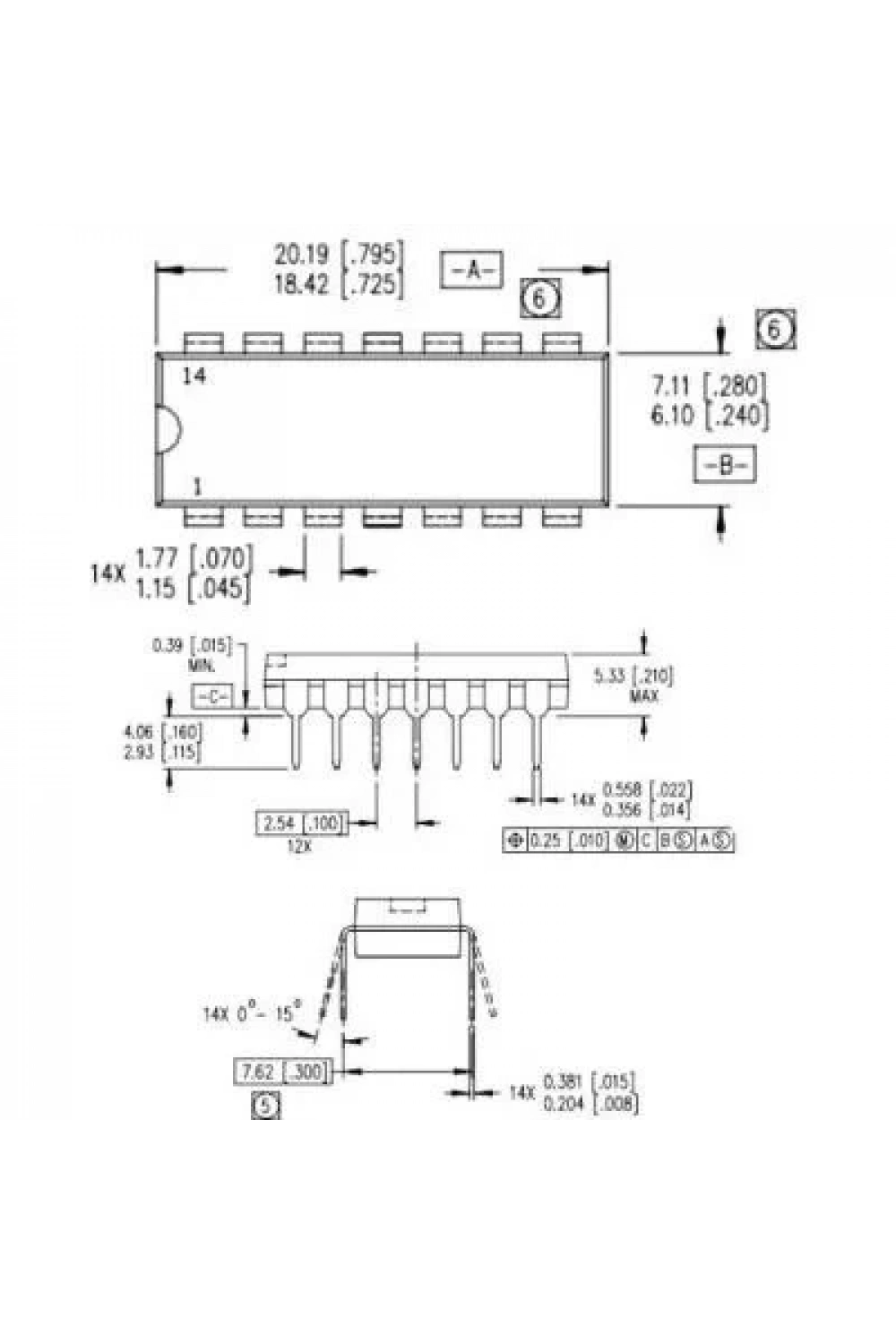 IR2156 DIP-14 Güç Kontrol Entegresi