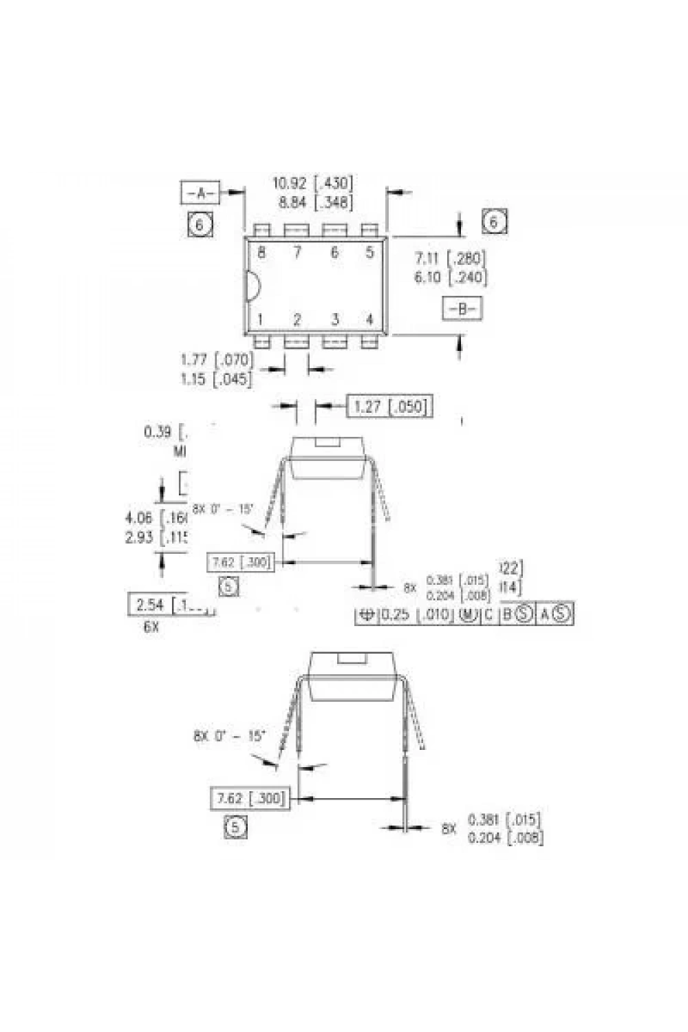 IR2520DPBF DIP-8 Balast Köprü Kontrol Entegresi