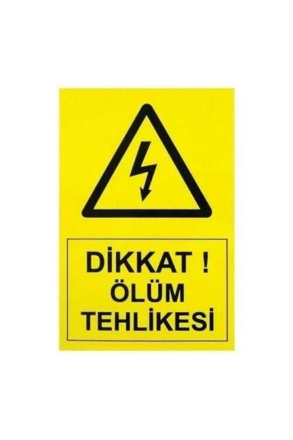 IS-Tİ1 21*14 cm Tehlike Etiketi