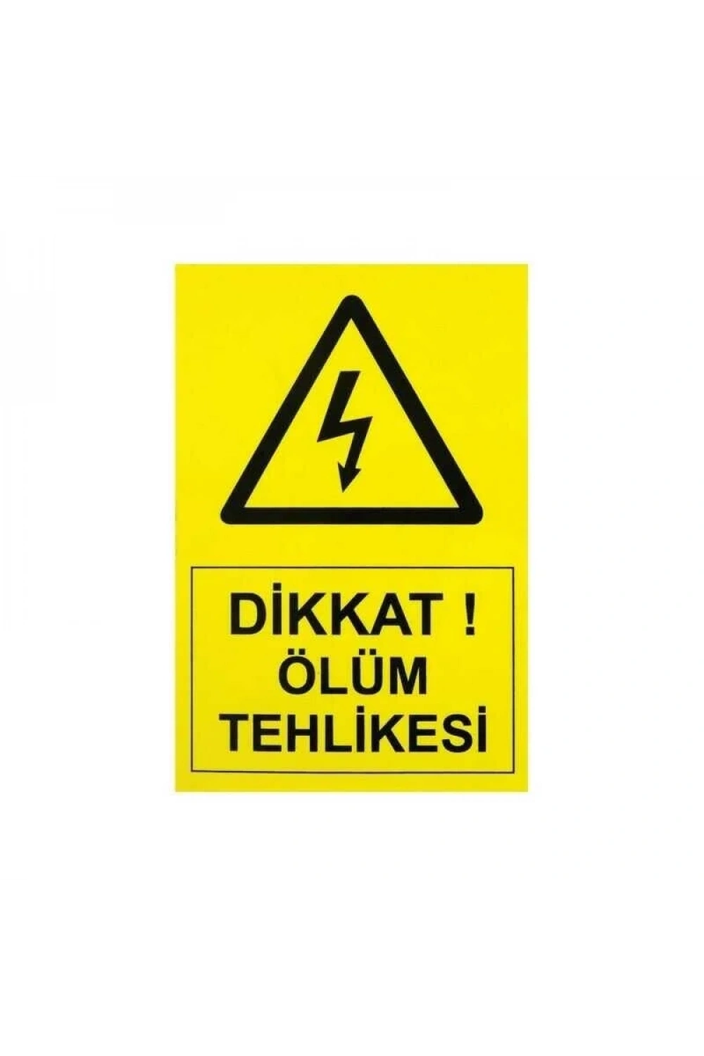 IS-Tİ3 Tehlike Etiketi 10x7cm (Yüksek Voltaj)
