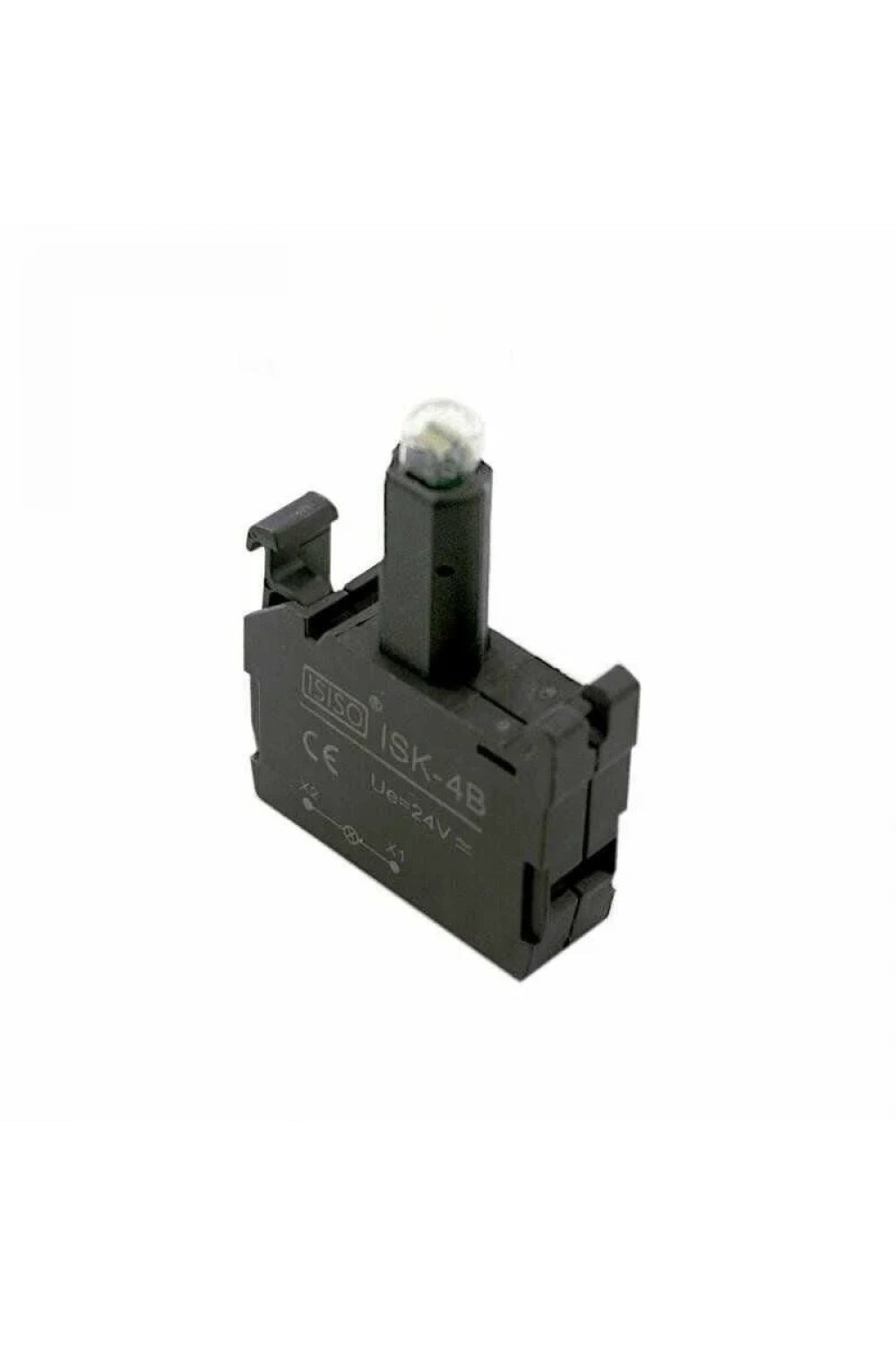 ISK-4B 24V Buton Işık Kontağı - Kırmızı