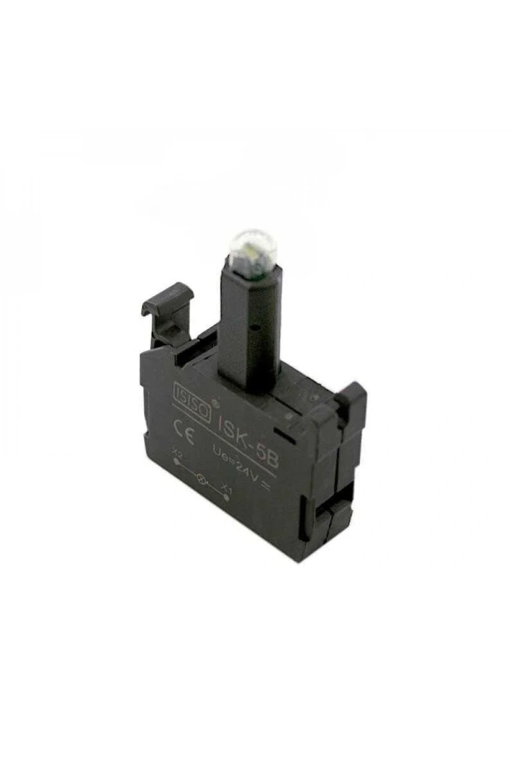 ISK-5B 24V Buton Işık Kontağı - Sarı