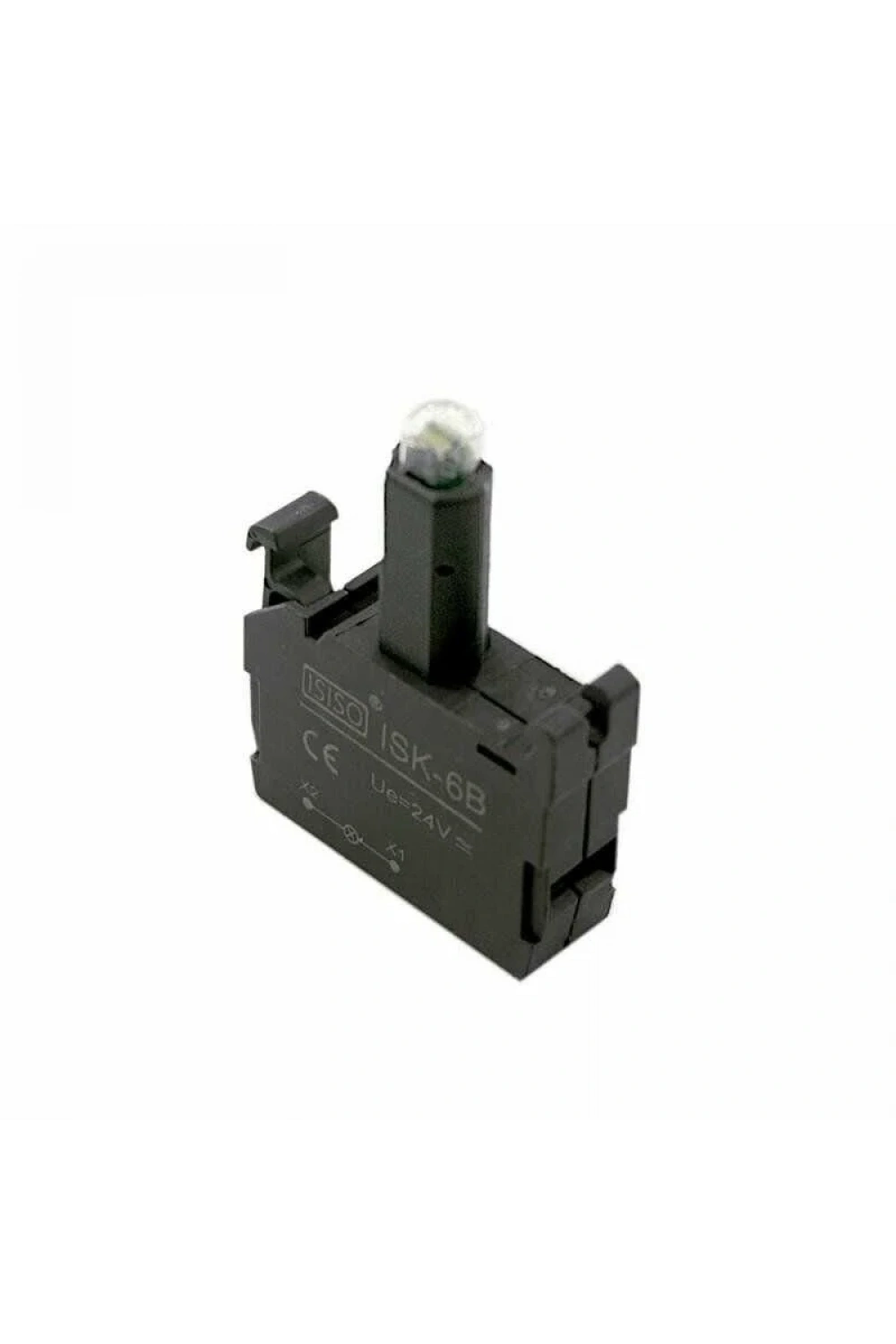 ISK-6B 24V Buton Işık Kontağı - Mavi