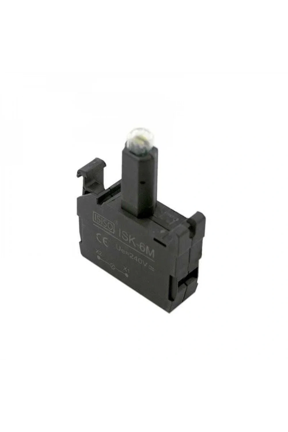 ISK-6M 220V Buton Işık Kontağı - Mavi