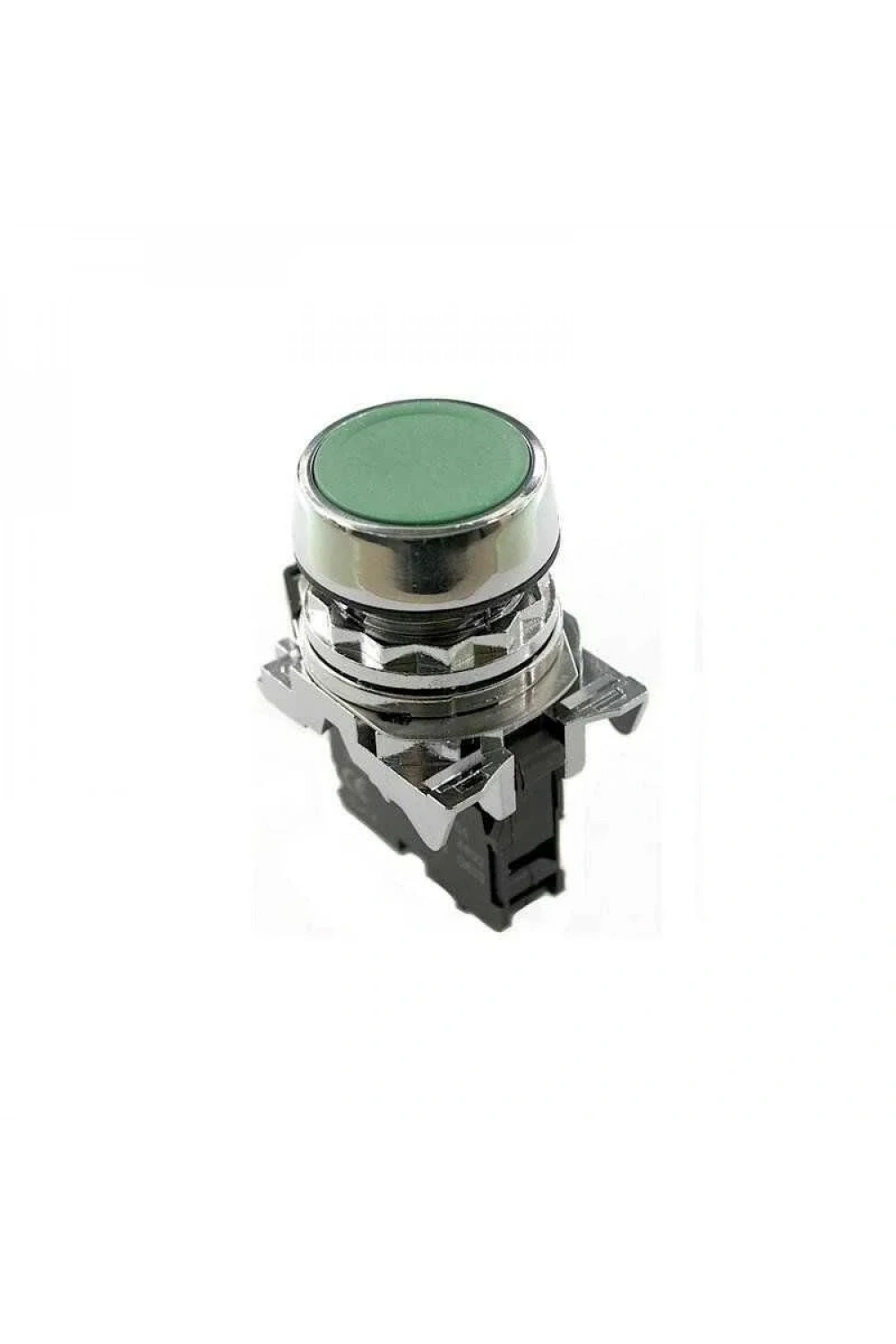 ISM-BA31 Metal Yaylı Push Buton - Yeşil