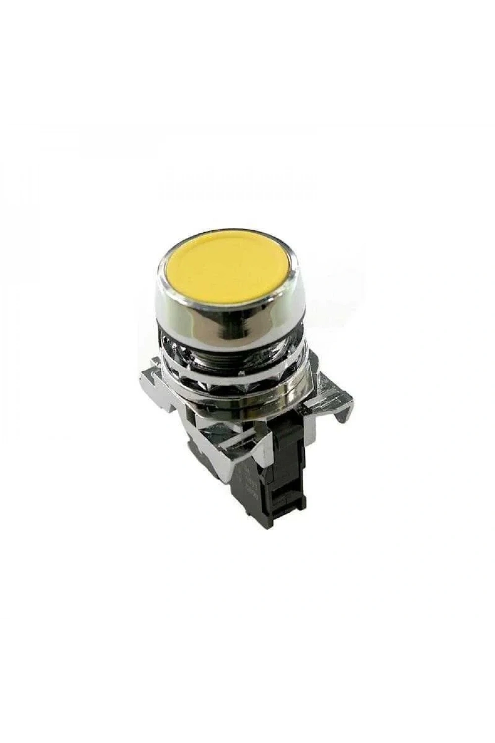 ISM-BA51 Metal Yaylı Push Buton - Sarı