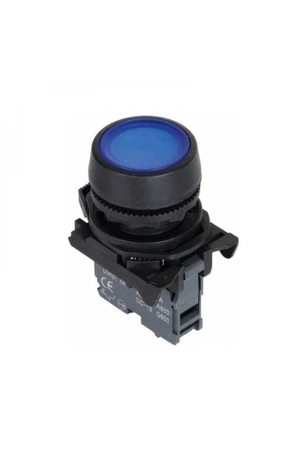ISP-AA61 Yaylı Push Buton - Mavi