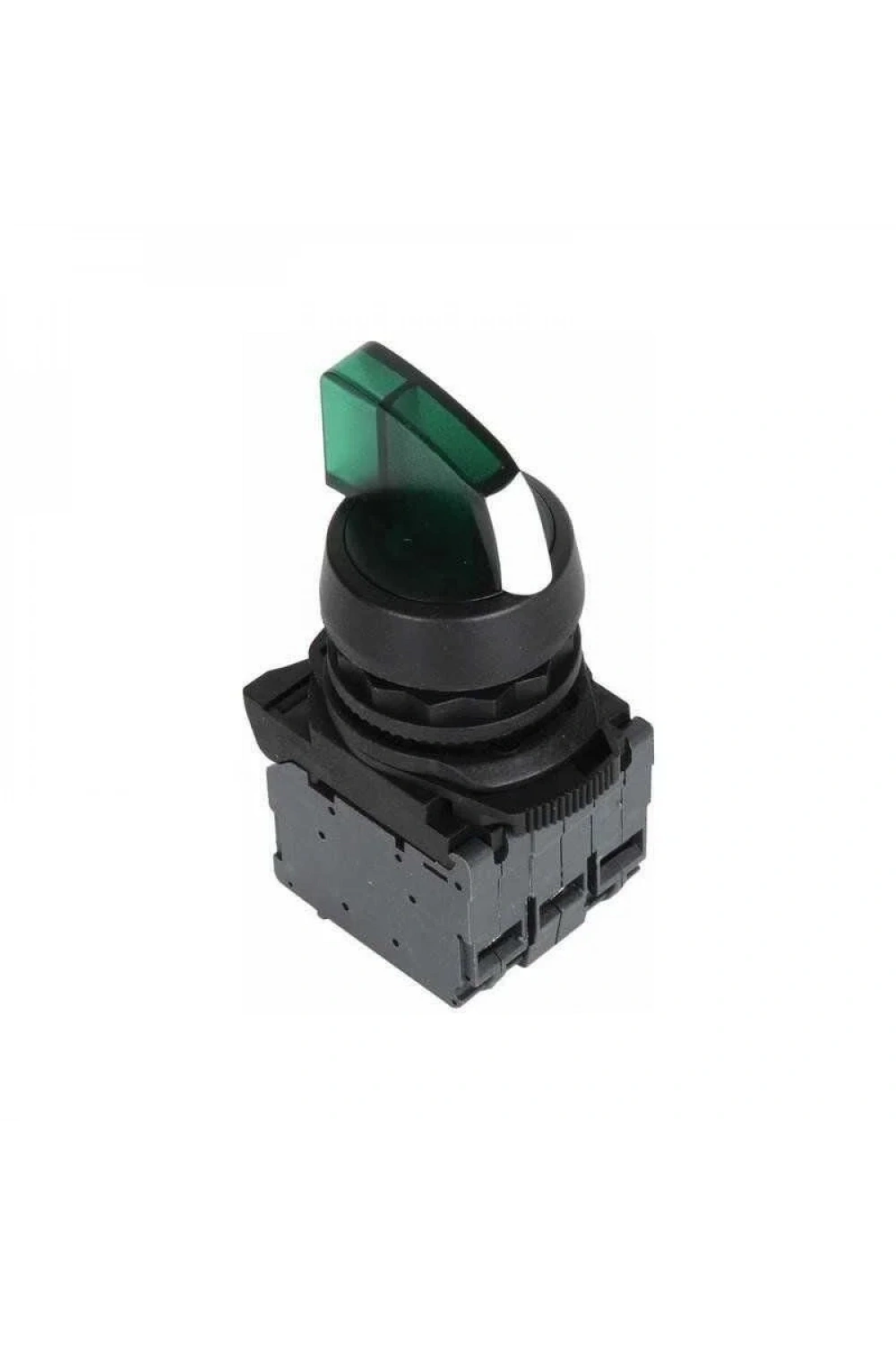 ISP-AK123B5 24V Yeşil Led Işıklı Mandal Buton