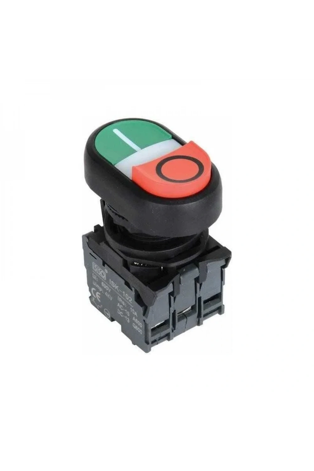 ISP-AW84B5 24V Ledli Çift Yaylı ikiz Buton