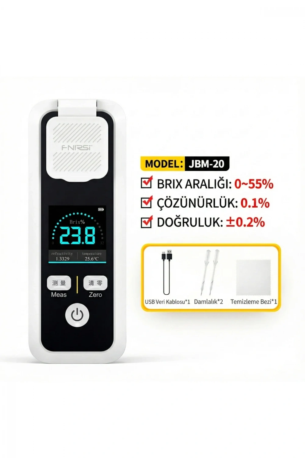 JBM-20 Dijital Brix Refraktometre