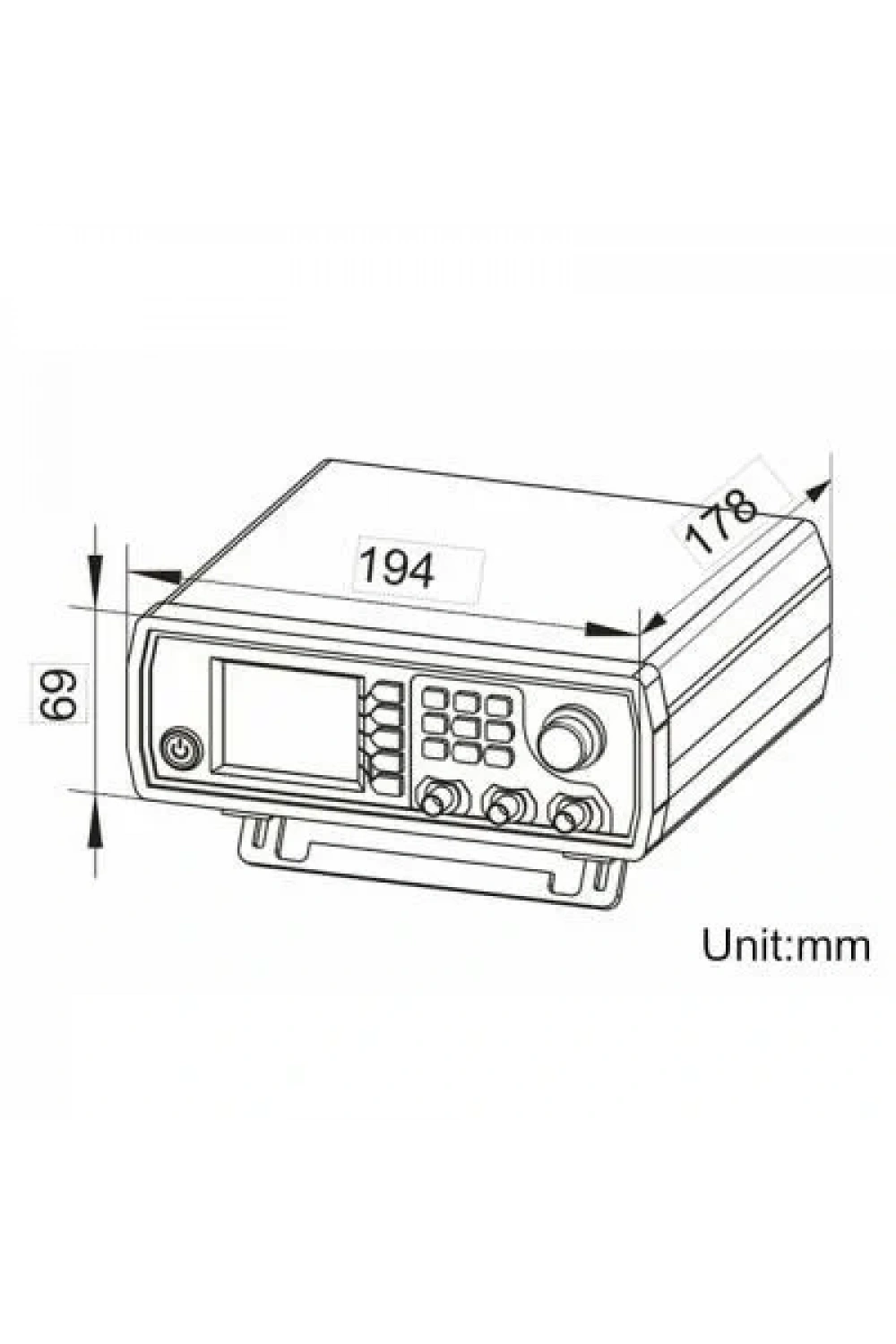 JDS6600 60MHz DDS Çift Kanal Sinyal Jeneratörü
