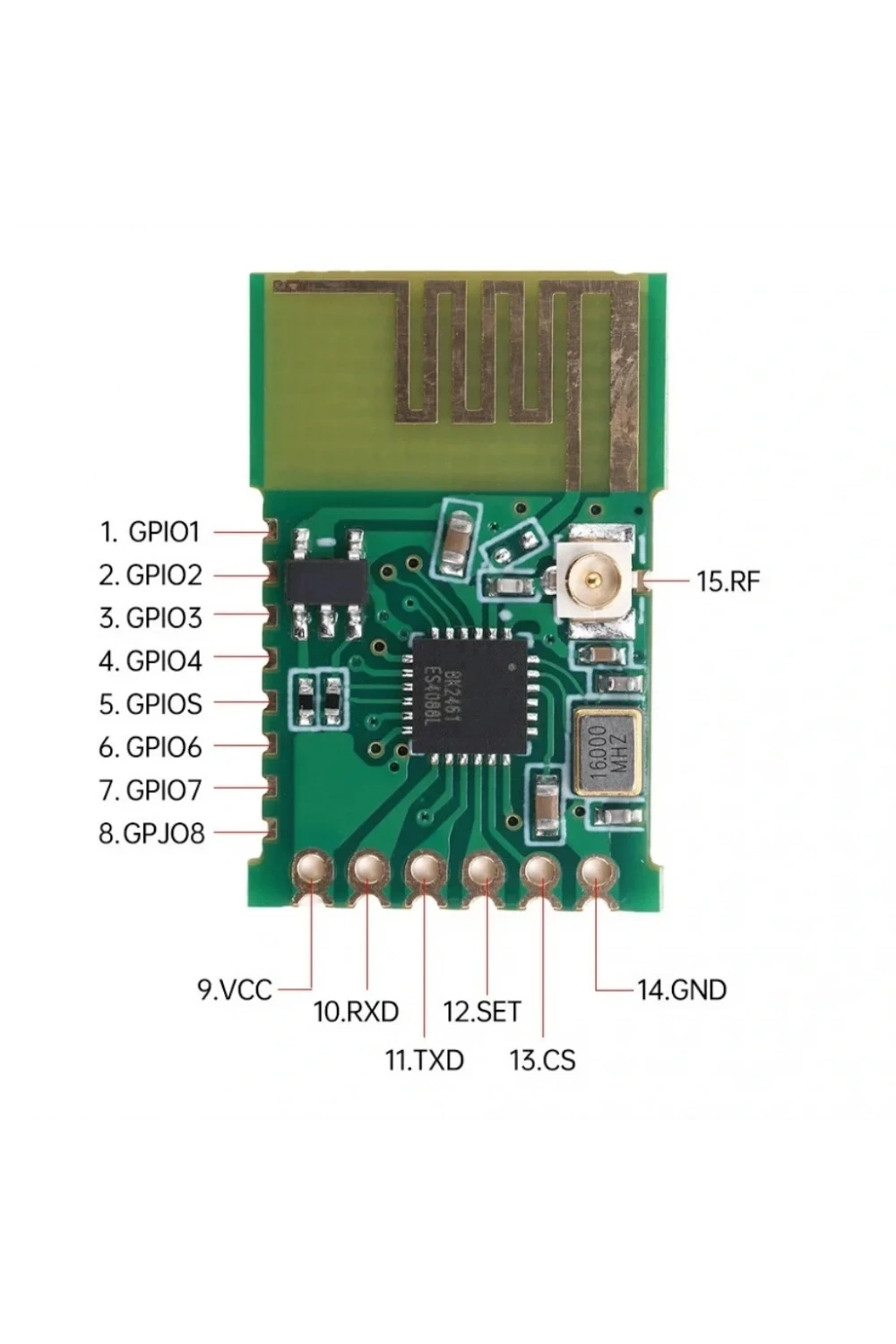 JDY-41 2.4GHz Kablosuz Seri Alıcı Verici Modül
