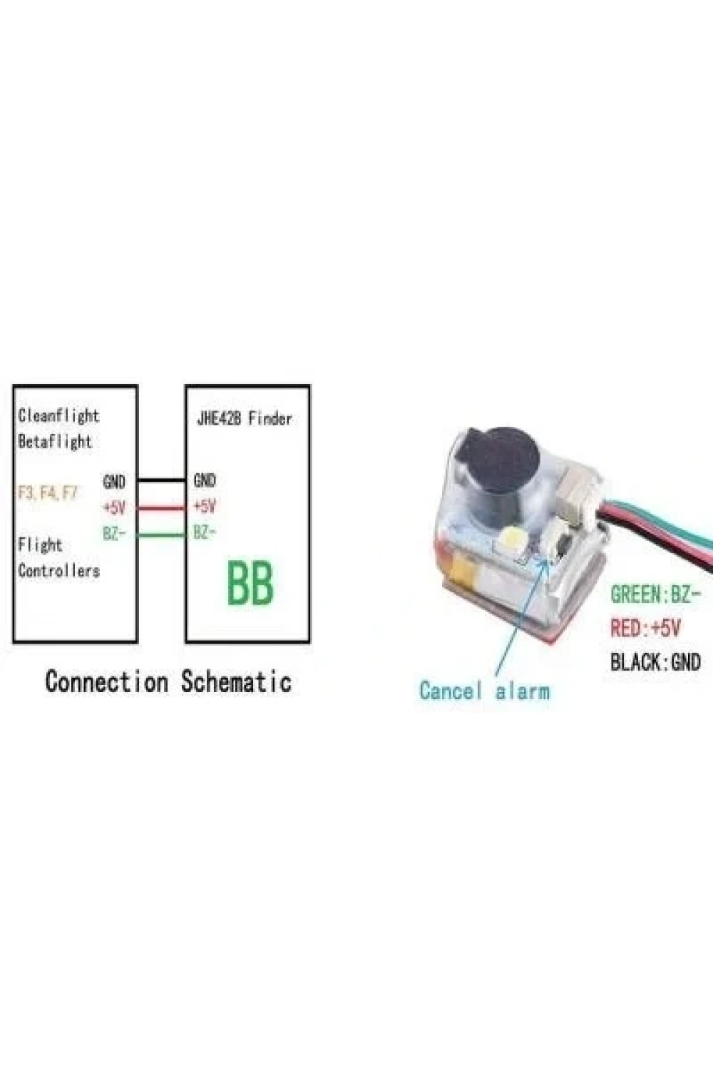 JHE42B-S Drone Finder - Lipo Pilli