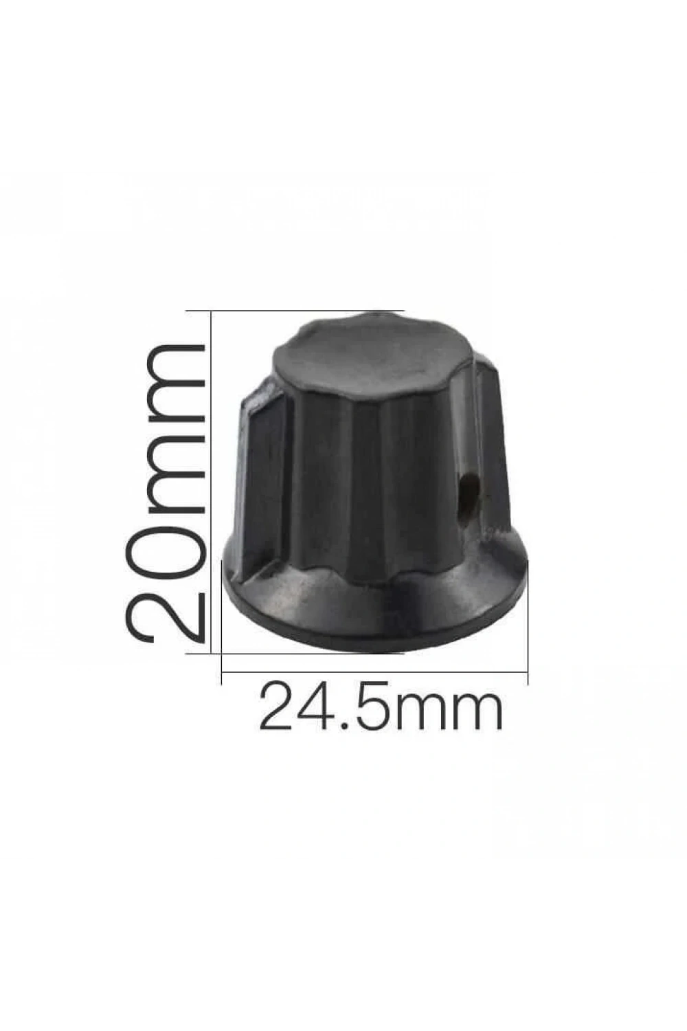 K18-B 6mm Potansiyometre Başlığı - 25x20mm