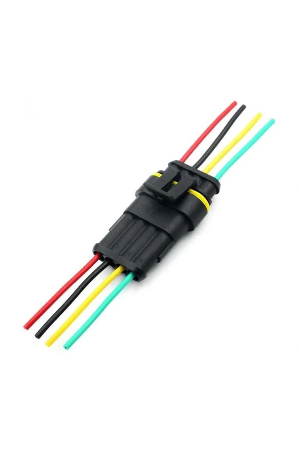 Kablolu 4-Pin Su Geçirmez Konnektör Takımı