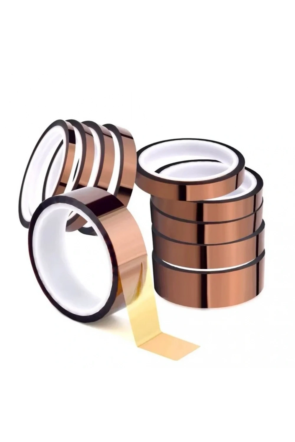 Kapton Bant 5mmx30m Yüksek Isıya Dayanıklı Yanmaz Bant