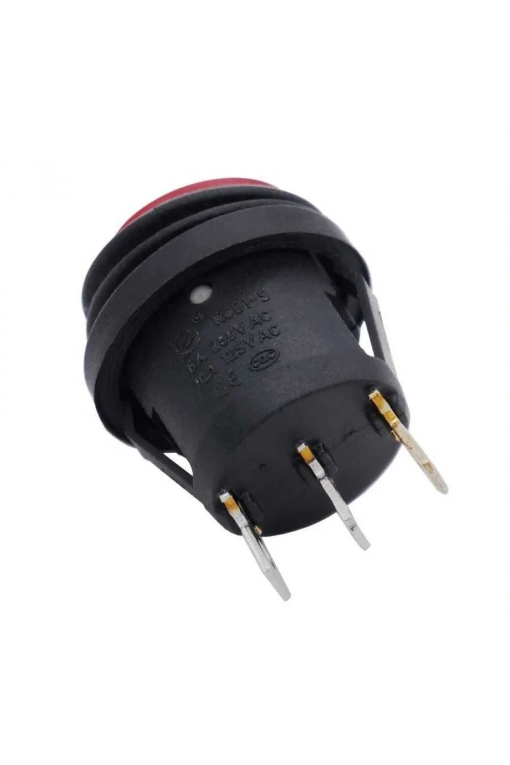KCD1-2 Su Geçirmez Işıklı ON-OFF Anahtar 3 Pin