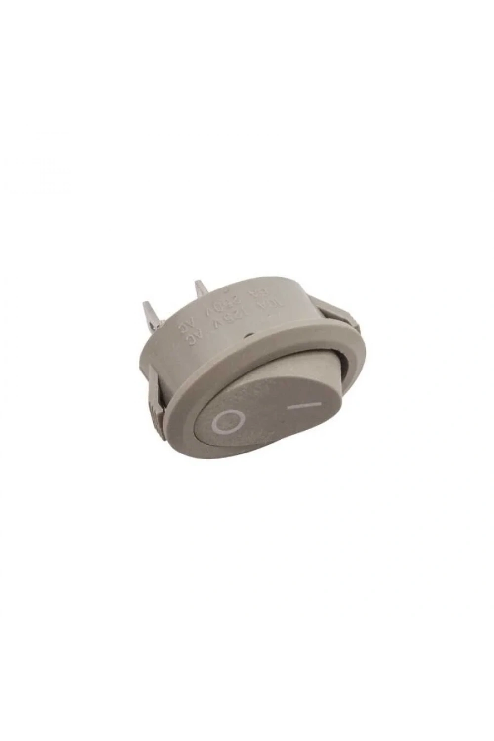 KCD1-3 Oval On/Off Anahtar 2 Pin Gri