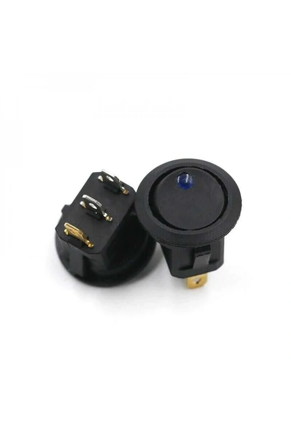 KCD1 Mavi Nokta Işıklı On-Off Anahtar 12V