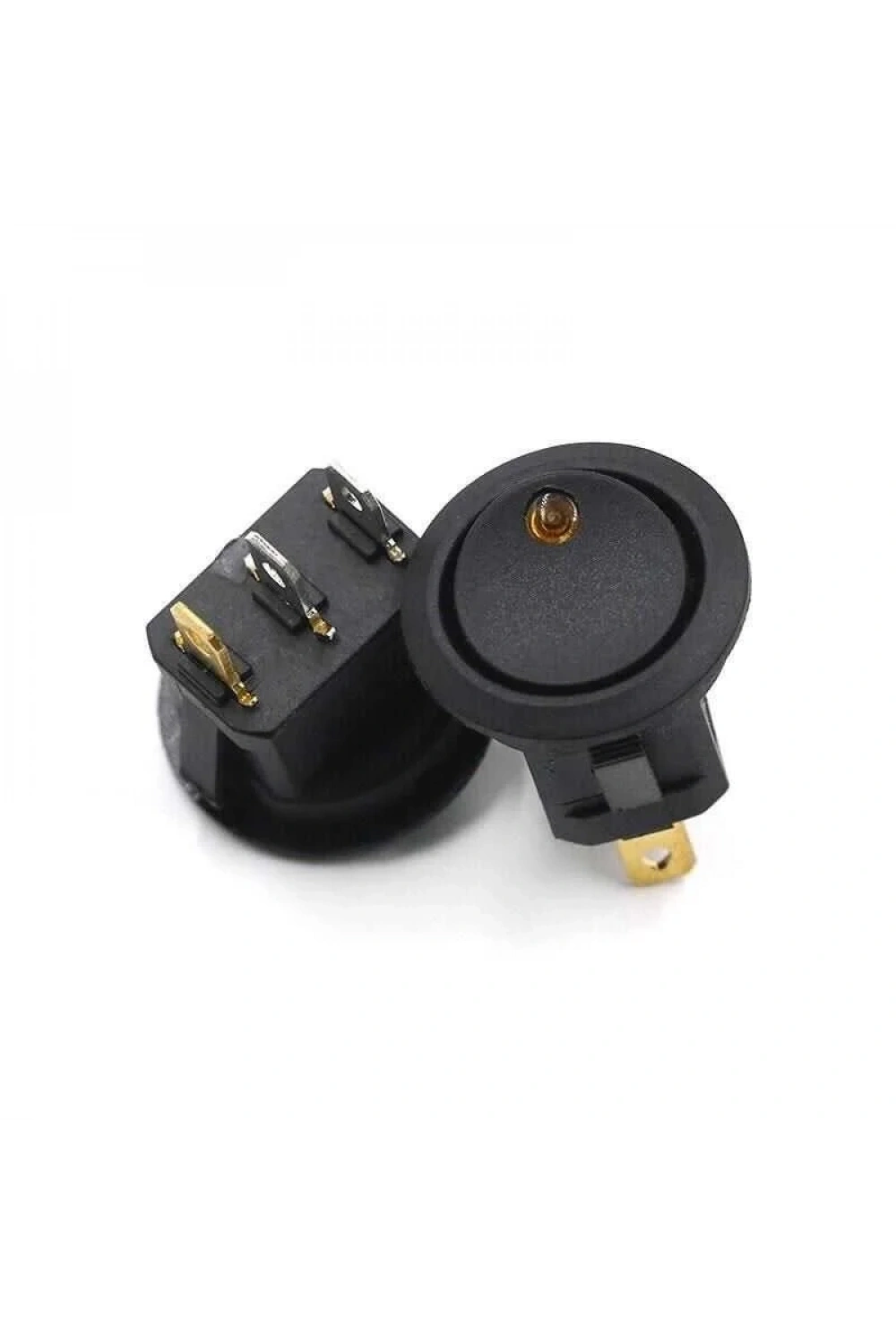 KCD1 Sarı Nokta Işıklı On-Off Anahtar 12V