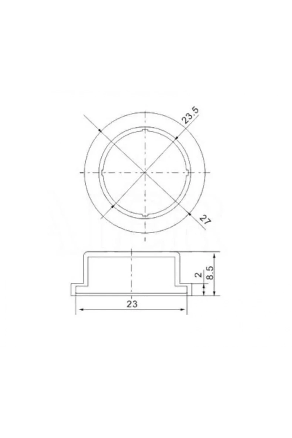 KCD1 Su Geçirmez Anahtar Kılıfı - 23mm