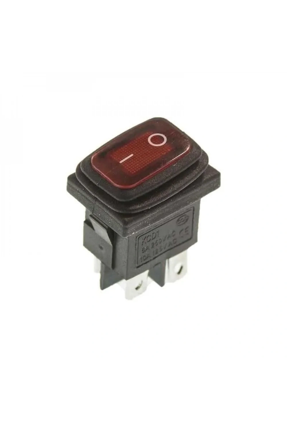 KCD1 Su Geçirmez Işıklı ON-OFF Anahtar 4 Pin