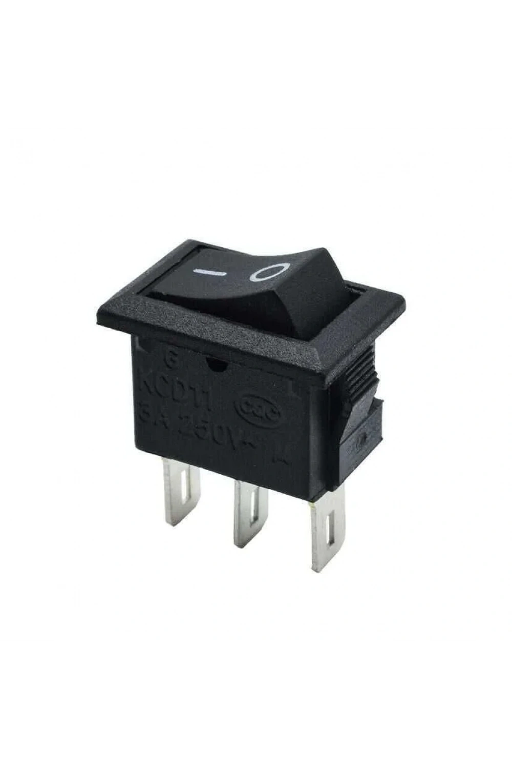 KCD11 3-Pin Mini On-Off Anahtar - Siyah