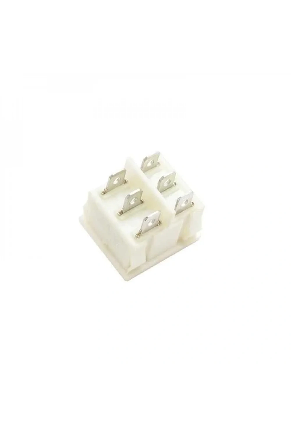 KCD2-502 İkili ON-OFF Switch 6 Pin - Beyaz