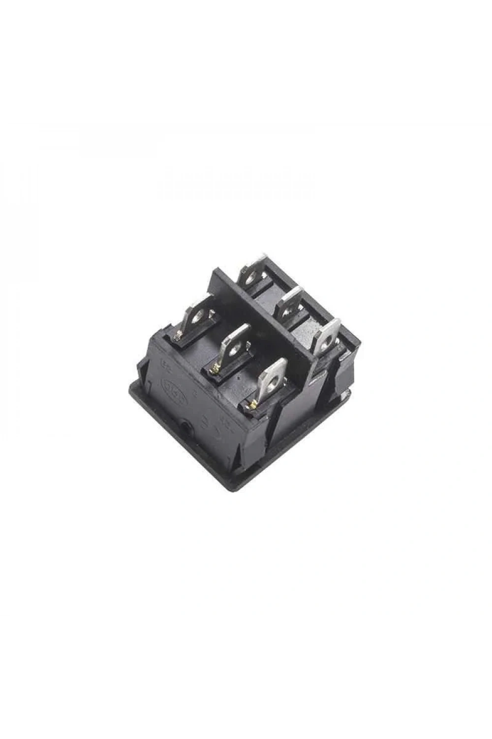 KCD2-502 İkili ON-OFF Switch 6 Pin - Siyah