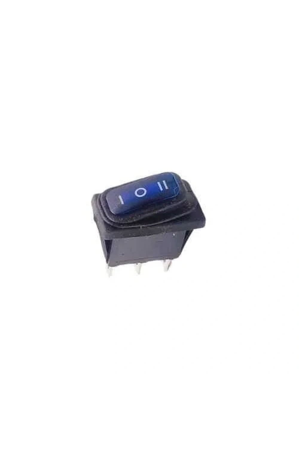 KCD3 15A Su Geçirmez Mavi Işıklı ON-OFF-ON Anahtar