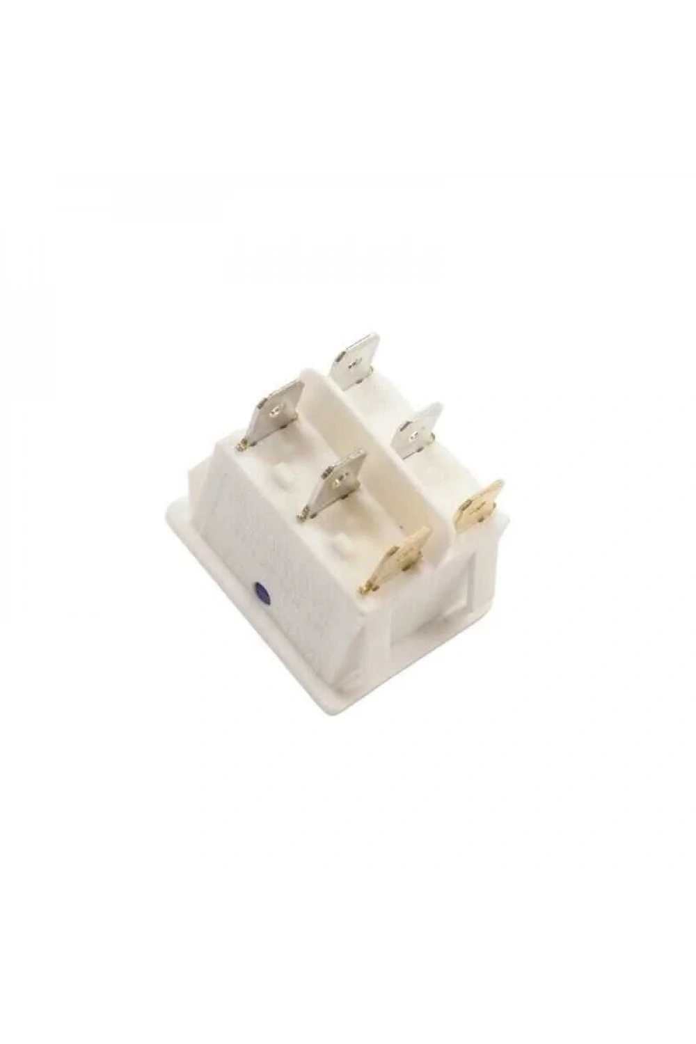 KCD4 İkili Işıklı ON-OFF Switch 6 Pin - Mavi