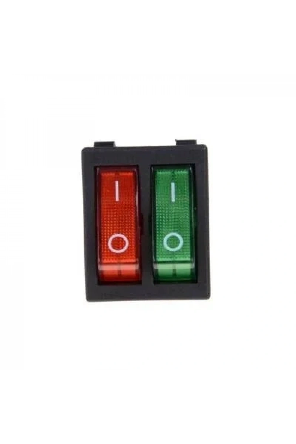 KCD4 İkili Işıklı ON-OFF Switch Kırmızı Yeşil 6 Pin