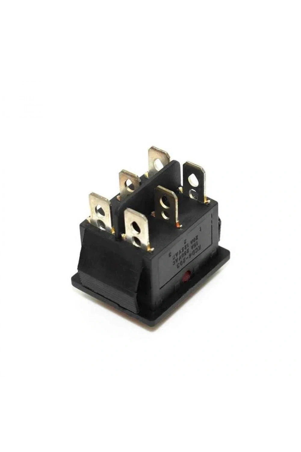 KCD4 ON-OFF-ON Üç Konumlu Işıklı Anahtar 6 Pin