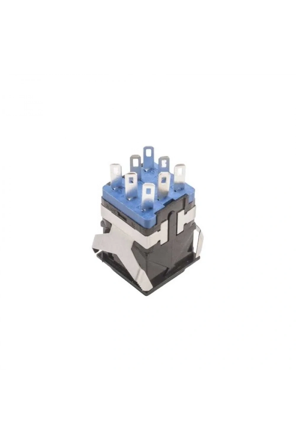 KD2-22 19mm Işıklı Yaylı Push Buton - Beyaz