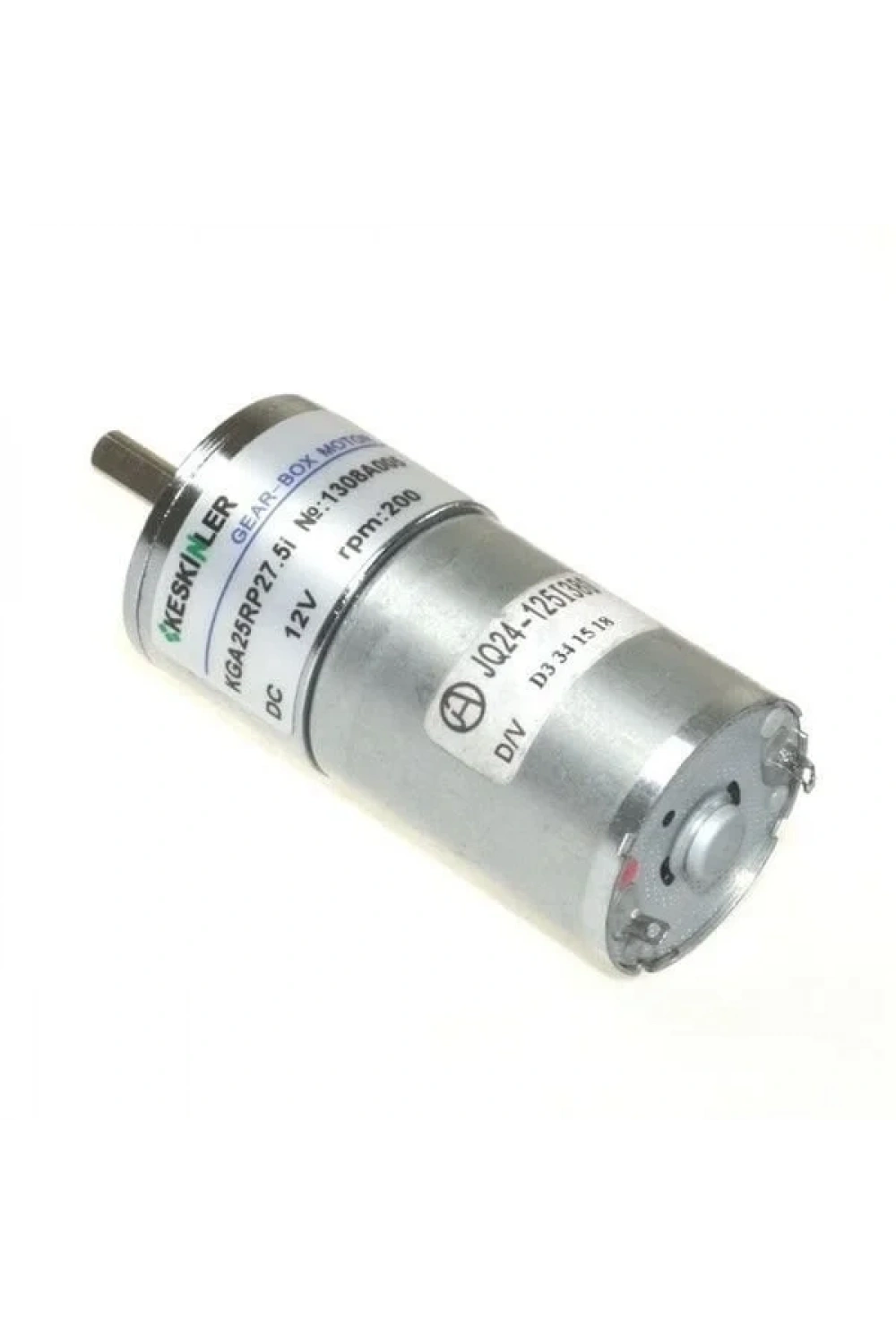 KGA-25 12V 200Rpm Redüktörlü Dc Motor