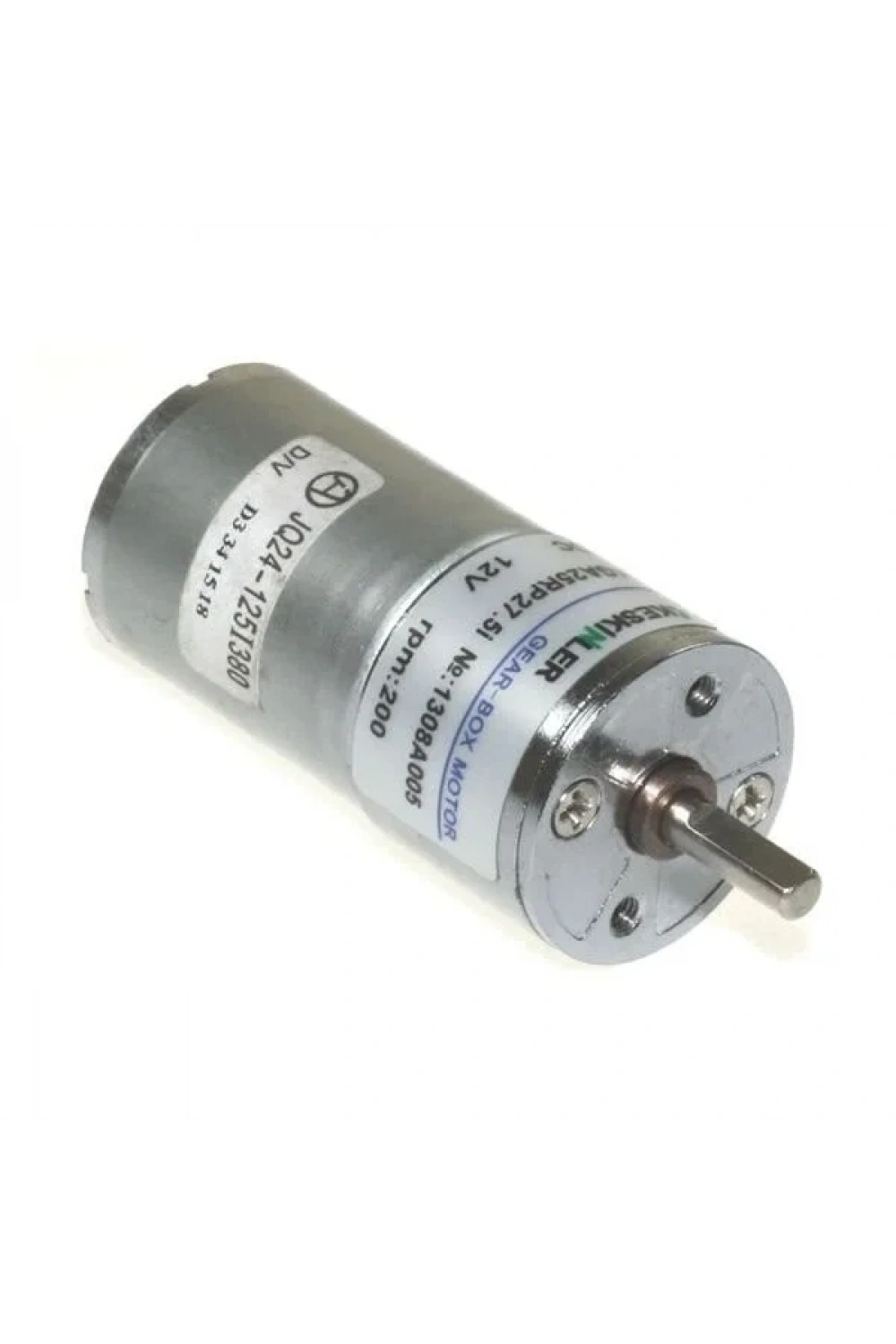 KGA-25 12V 200Rpm Redüktörlü Dc Motor