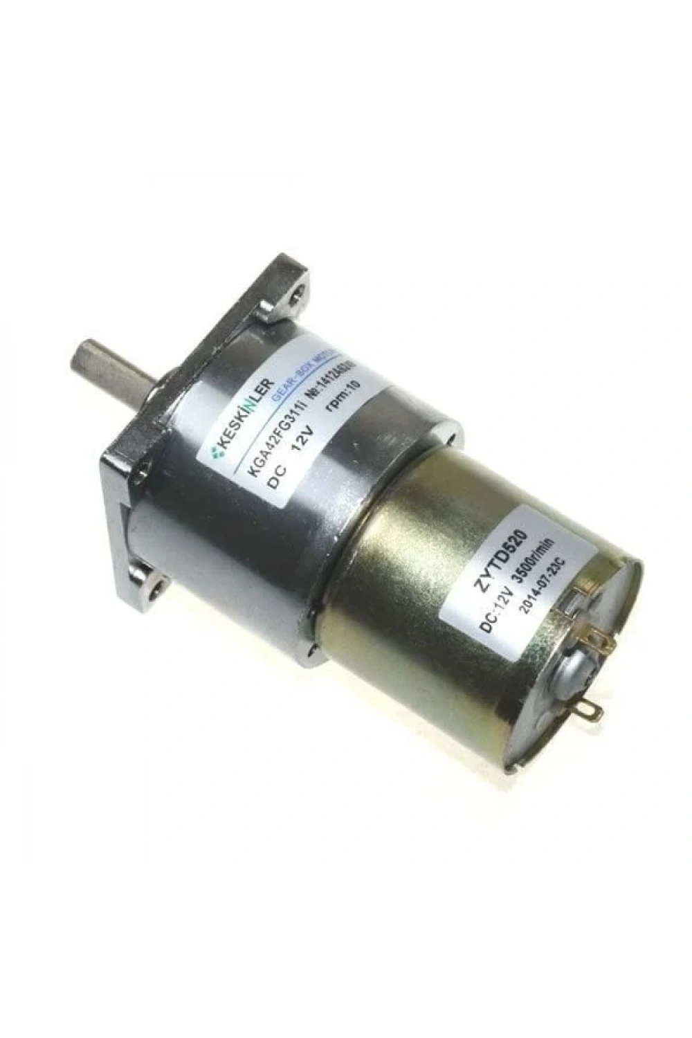KGA-42 12V 30Rpm/520 Redüktörlü Dc Motor