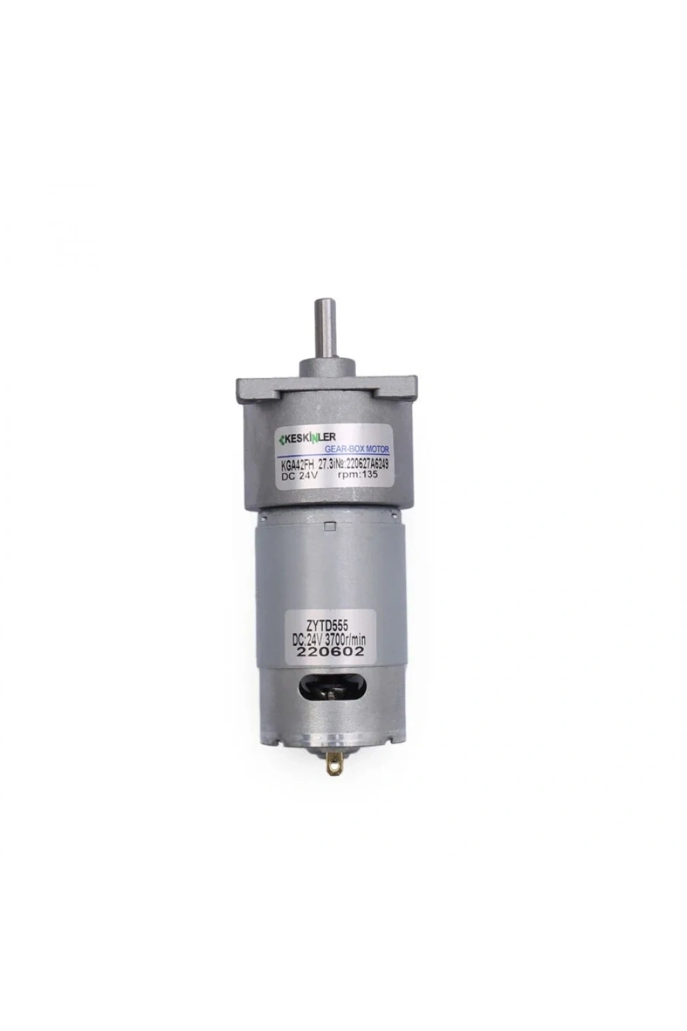 KGA-42FH 24V 135rpm Redüktörlü Dc Motor