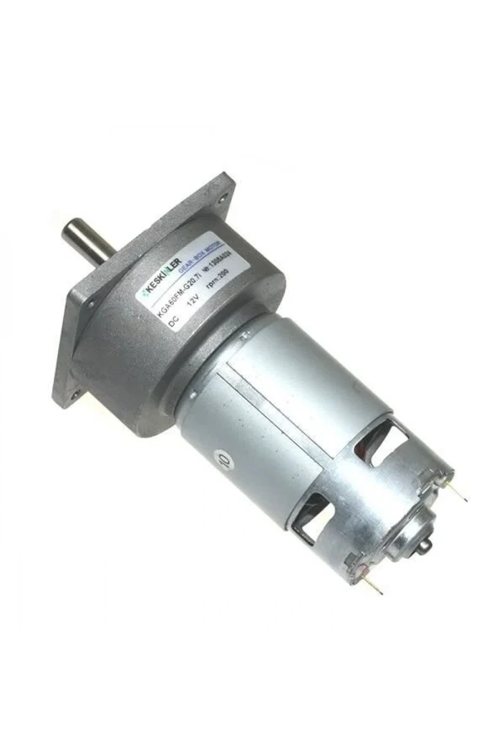KGA-60 12V 220Rpm Redüktörlü Dc Motor