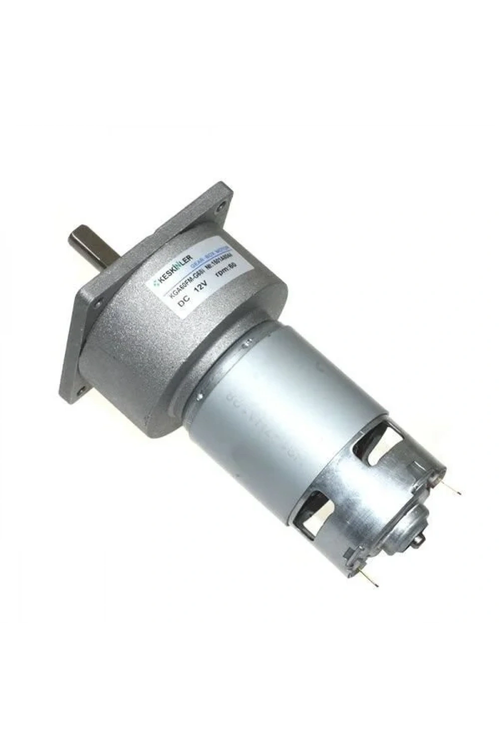 KGA-60 12V 77Rpm Redüktörlü Dc Motor