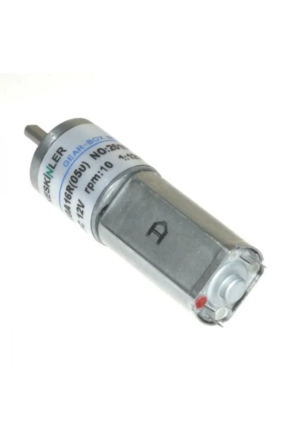 KGA16 12V 10Rpm 16mm 1:1292 Redüktörlü Dc Motor