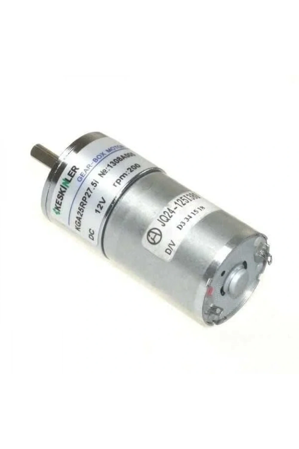 KGA25 12V 200Rpm 25mm Redüktörlü Dc Motor