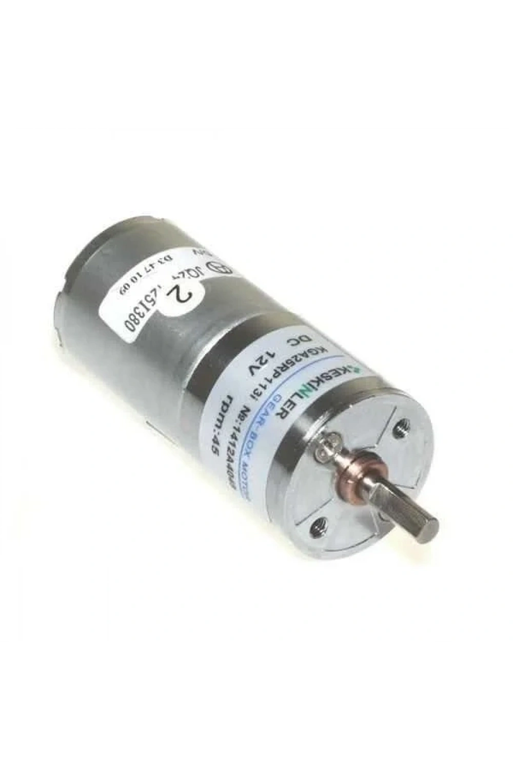KGA25 12V 45Rpm 25mm Redüktörlü Dc Motor